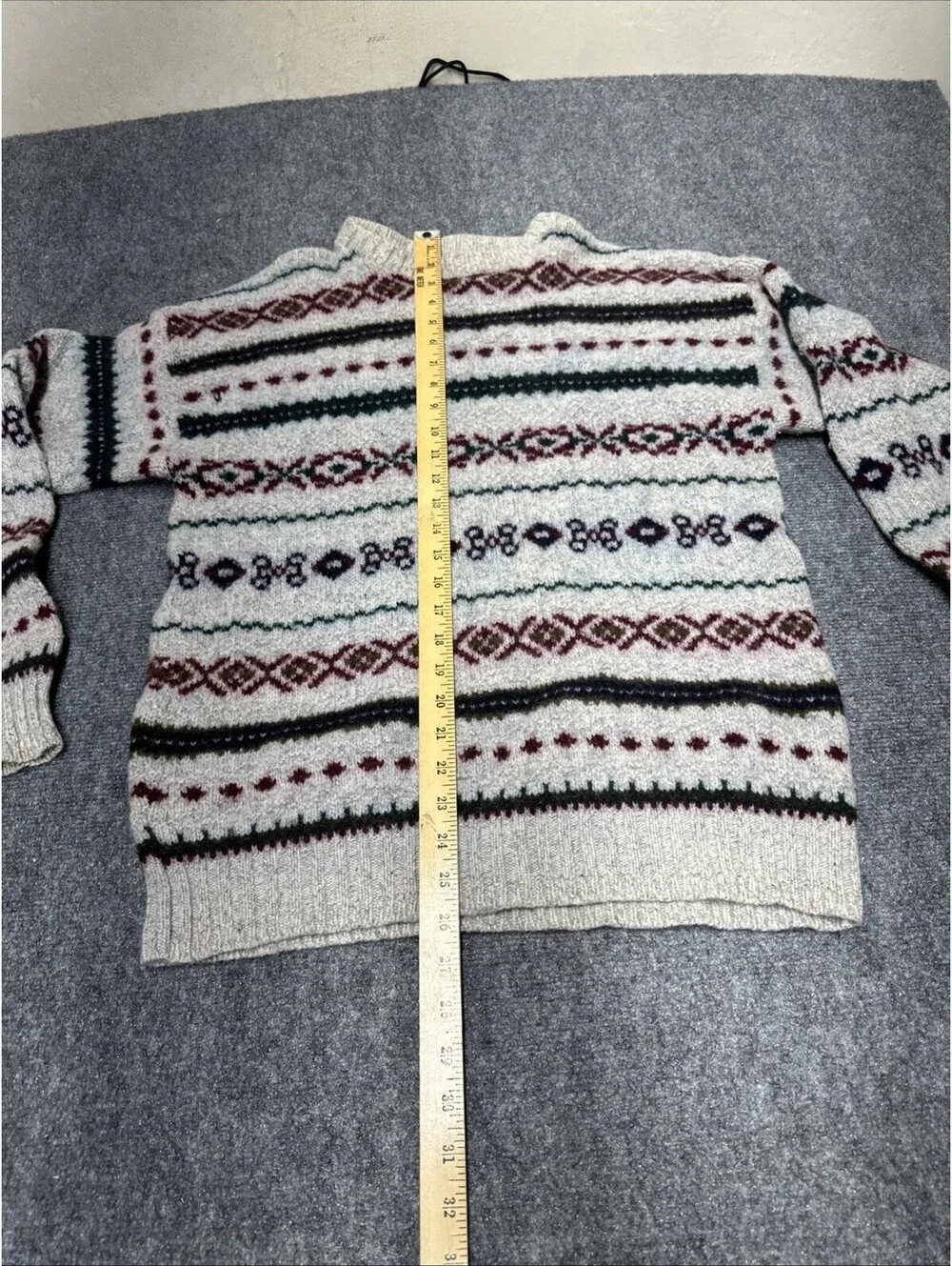 ll bean wool sweater men L-Long